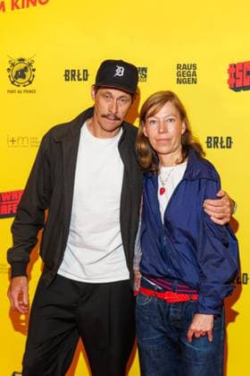 Premiere SchwarzeSchafe Marc Hosemann and Jule Böwe at the premiere of SchwarzeSchafe at the cinema in the Kulturbrauerei on 15 07 2025 in Berlin Copyright: xEventpressxKochanx