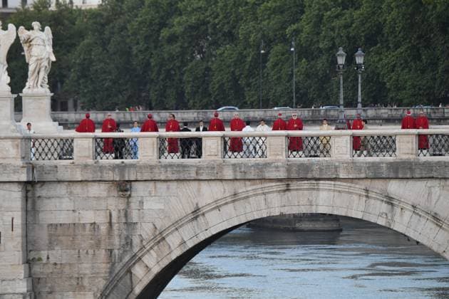 Rome, Castel Sant Angelo Dolce & Gabbana Fashion Show Event Parterre, Pictured: Dolce & Gabbana Fashion Show at Ponte Sant Angelo  Copyright: xVincenzoxLandix xipa-agency.netx xVincenzoxLandix IPA_Agency_IPA60410440