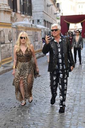 Rome, Italy: Rome, Castel Sant Angelo Dolce & Gabbana Fashion Show Event Parterre, In the photo: Guest Rome Italy  - ZUMAp169 20250715_zea_p169_158 Copyright: xVincenzoxLandix
