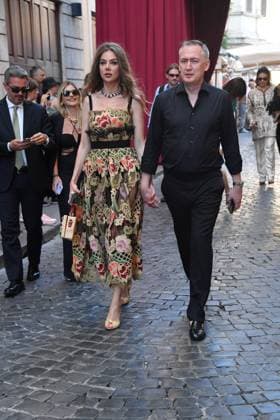 Rome, Italy: Rome, Castel Sant Angelo Dolce & Gabbana Fashion Show Event Parterre, In the photo: Guest Rome Italy  - ZUMAp169 20250715_zea_p169_195 Copyright: xVincenzoxLandix