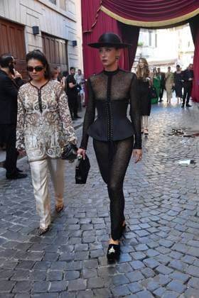 Rome, Italy: Rome, Castel Sant Angelo Dolce & Gabbana Fashion Show Event Parterre, In the photo: Guest Rome Italy  - ZUMAp169 20250715_zea_p169_198 Copyright: xVincenzoxLandix