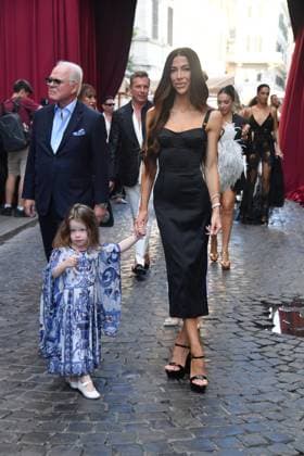 Rome, Italy: Rome, Castel Sant Angelo Dolce & Gabbana Fashion Show Event Parterre, Pictured: Skye Hankey Rome Italy  - ZUMAp169 20250715_zea_p169_242 Copyright: xVincenzoxLandix