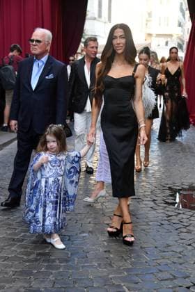 Rome, Italy: Rome, Castel Sant Angelo Dolce & Gabbana Fashion Show Event Parterre, Pictured: Skye Hankey Rome Italy  - ZUMAp169 20250715_zea_p169_244 Copyright: xVincenzoxLandix