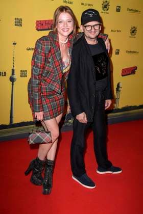 abb Jella Haase and Milan Peschel actors as guests at the premiere of the film SchwarzeSchafe at the Kultur Brauerei cinema on July 15, 2025 in Berlin Berlin Germany