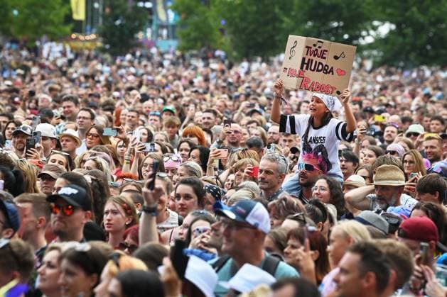 The 22nd international music festival Colours of Ostrava started in Ostrava, Czech Republic, on July 16, 2025. (CTKxPhoto JaroslavxOzana) CTKPhotoP2025071606162  CTKPhotoP2025071606162