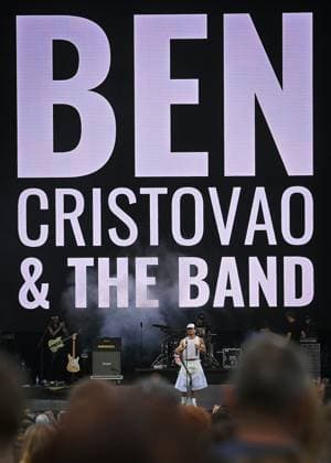 The 22nd international music festival Colours of Ostrava started in Ostrava, Czech Republic, on July 16, 2025. Ben da Silva Cristovao, Ben Cristovao performs during the Colours of Ostrava. (CTKxPhoto JaroslavxOzana) CTKPhotoP2025071606360  CTKPhotoP2025071606360