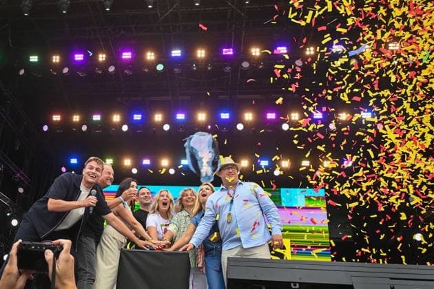 Ceremony opening of the 22nd international music festival Colours of Ostrava in Ostrava, Czech Republic, on July 16, 2025. (CTKxPhoto JaroslavxOzana) CTKPhotoP2025071606527  CTKPhotoP2025071606527