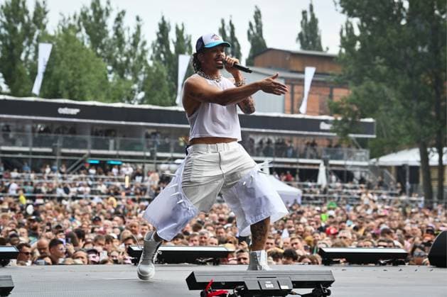 The 22nd international music festival Colours of Ostrava started in Ostrava, Czech Republic, on July 16, 2025. Ben da Silva Cristovao, Ben Cristovao performs during the Colours of Ostrava. (CTKxPhoto JaroslavxOzana) CTKPhotoP2025071606617  CTKPhotoP2025071606617