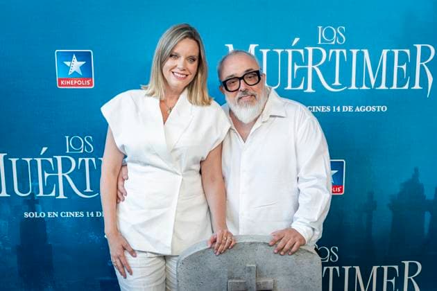 Los Muertimer Premiere, Madrid, Spain - 16 Jul 2025 Carolina Bang and Alex de la Iglesia attend to Los Muertimer Premiere at Kinepolis on July 16, 2025 in Madrid, Spain. (Credit: Miguel Escavias Alfa Images) Pozuelo de Alarcon Kinepolis Madrid Spain Copyright: x x2025xMiguelxEscavias AlfaxImagesx