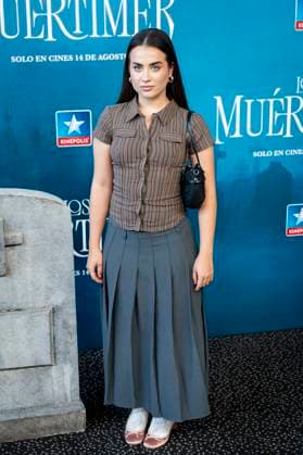 Los Muertimer Premiere, Madrid, Spain - 16 Jul 2025 Valeria Monerri attends to Los Muertimer Premiere at Kinepolis on July 16, 2025 in Madrid, Spain. (Credit: Miguel Escavias Alfa Images) Pozuelo de Alarcon Kinepolis Madrid Spain Copyright: x x2025xMiguelxEscavias AlfaxImagesx