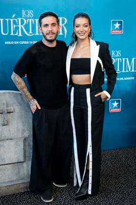 Los Muertimer Premiere, Madrid, Spain - 16 Jul 2025 Victor Elias and Ana Guerra attend to Los Muertimer Premiere at Kinepolis on July 16, 2025 in Madrid, Spain. (Credit: Miguel Escavias Alfa Images) Pozuelo de Alarcon Kinepolis Madrid Spain Copyright: x x2025xMiguelxEscavias AlfaxImagesx