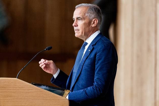 July 17, 2025, Gatineau, Qc, Canada: Prime Minister Mark Carney speaks during the First Nations Summit at the Canadian Museum of History in Gatineau, Que., on Thursday, July 17, 2025. Gatineau Canada  - ZUMAc35_ 20250717_zaf_c35_007 Copyright: xSpencerxColbyx