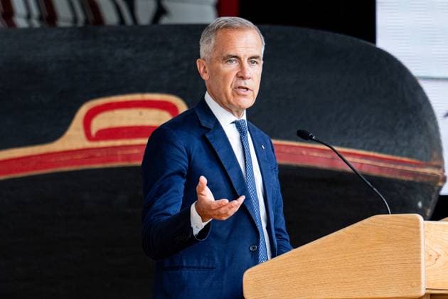 July 17, 2025, Gatineau, Qc, Canada: Prime Minister Mark Carney speaks during the First Nations Summit at the Canadian Museum of History in Gatineau, Que., on Thursday, July 17, 2025. Gatineau Canada  - ZUMAc35_ 20250717_zaf_c35_013 Copyright: xSpencerxColbyx