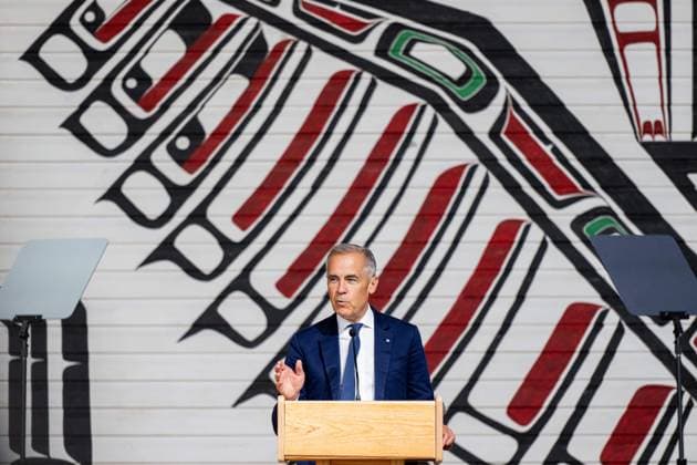 July 17, 2025, Gatineau, Qc, Canada: Prime Minister Mark Carney speaks during the First Nations Summit at the Canadian Museum of History in Gatineau, Que., on Thursday, July 17, 2025. Gatineau Canada  - ZUMAc35_ 20250717_zaf_c35_009 Copyright: xSpencerxColbyx