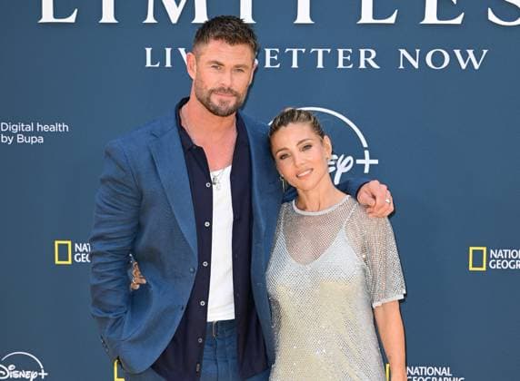Celebrities arrive for premiere of the National Geographic docu-series ˜Limitless: Live Better Now™ at Odeon Luxe, Leicester Square, London Featuring: Chris Hemsworth, Elsa Pataky Where: London, United Kingdom When: 17 Jul 2025 Credit: Cover Images EDITORIAL USE ONLY. NOT FOR USE BY NEWSPAPERS BASED IN THE UK. Copyright: xx coverimg54924768