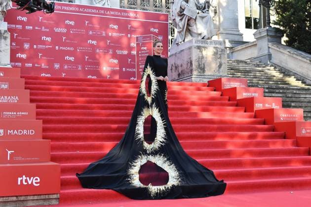 Bilder des Jahres 2025, Entertainment 07 Juli July 17, 2025, Madrid, Spain: Vanesa Romero poses on the red carpet at the Spanish Fashion Awards held at the National Library of Spain. Madrid Spain - ZUMAs197 20250717_aaa_s197_187 Copyright: xAtilanoxGarciax