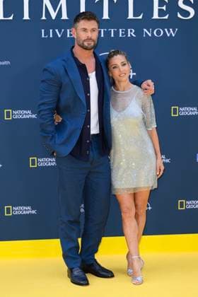 Limitless: Live Better Now Premiere - London Chris Hemsworth and Elsa Pataky attending the Limitless: Live Better Now premiere in London, UK, on July 17, 2025. Photo by Stuart Hardy ABACAPRESS.COM London London United Kingdom  Copyright: xStuartxHardy ABACAPRESS.COMx