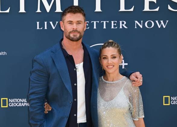 Chris Hemsworth and Elsa Pataky attends Limitless: Live Better Now - Season 2 Premiere at the Odeon Luxe Leicester Square in London, England. UK. Thursday 17th July 2025. Copyright: xJamesxWarrenx LIMITLESS - LIVE BETTER NOW - SEASON 2 PREM9