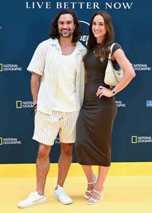 Joe Wicks and Rosie Wicks attends Limitless: Live Better Now - Season 2 Premiere at the Odeon Luxe Leicester Square in London, England. UK. Thursday 17th July 2025. Copyright: xJamesxWarrenx LIMITLESS - LIVE BETTER NOW - SEASON 2 PREM34