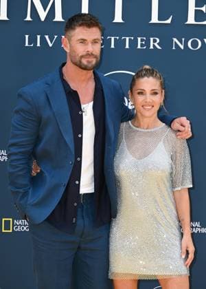 Chris Hemsworth and Elsa Pataky attends Limitless: Live Better Now - Season 2 Premiere at the Odeon Luxe Leicester Square in London, England. UK. Thursday 17th July 2025. Copyright: xJamesxWarrenx LIMITLESS - LIVE BETTER NOW - SEASON 2 PREM7