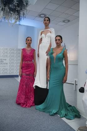 Rome, Rome Fashion Show Haute Couture 2025. The second edition of the prestigious Rome Fashion Show featured fashion ambassadors and cadets, with a special focus on sustainability, tradition, and innovation.  Copyright: xBarbaraxAmendolax xipa-agency.netx xBarbaraxAmendolax IPA_Agency_IPA60659653