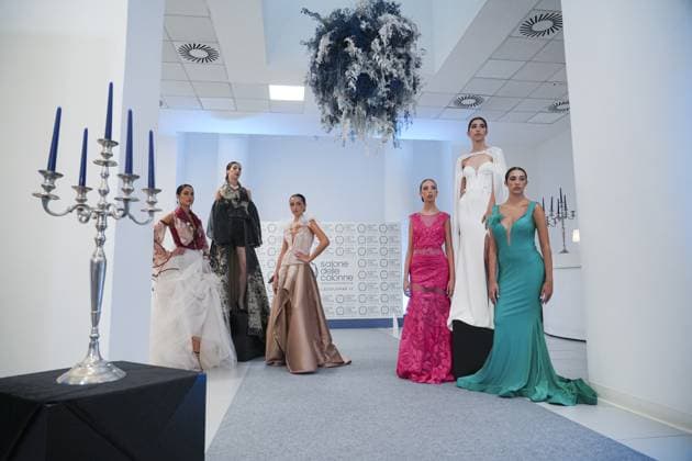 Rome, Rome Fashion Show Haute Couture 2025. The second edition of the prestigious Rome Fashion Show featured fashion ambassadors and cadets, with a special focus on sustainability, tradition, and innovation.  Copyright: xBarbaraxAmendolax xipa-agency.netx xBarbaraxAmendolax IPA_Agency_IPA60659661