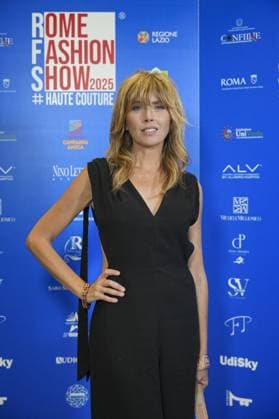 Rome, Rome Fashion Show Haute Couture 2025. The second edition of the prestigious Rome Fashion Show featured fashion ambassadors and cadets, with a special focus on sustainability, tradition, and innovation. Pictured: Loredana Cannata.  Copyright: xBarbaraxAmendolax xipa-agency.netx xBarbaraxAmendolax IPA_Agency_IPA60659665