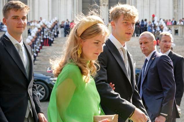 Belgian National Day Celebrations - Brussels Princess Elisabeth, Prince Emmanuel, during the Belgium’s National Day celebration in Brussels, Belgium, on July 21, 2025. Photo by Olivier Polet ABACAPRESS.COM Brussels Belgium  Copyright: xPoletxOlivier ABACAx