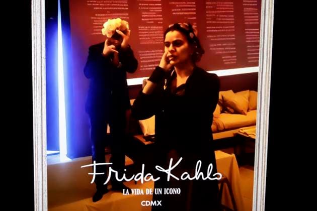 Slides are seen during the Frida Kahlo: The life of an icon Immersive Biography exhibition at Espacio Alter. on July 22, 2025 in Mexico City, Mexico. Mexico City Mexico - ZUMAe321 20250722_zia_e321_002 Copyright: xLuisxBarronx