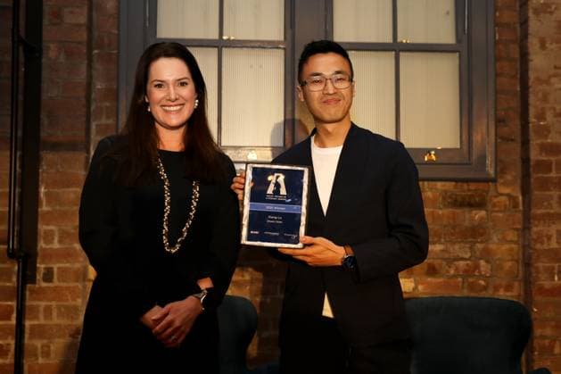 2025 Miles Franklin Literary Award,, The winner of the 2025 Miles Franklin Literary Award, Siang Lu for Ghost Cities with Jane Magor, National Manager, Philanthropy and Non Profit Services, Perpetual Thursday, July 24, 2025. (Image Jane Dempster) SYDNEY NSW AUSTRALIA  Copyright: xJANExDEMPSTERx 20250724186177827156