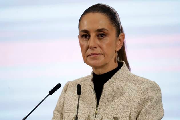 Mexico™s President Claudia Sheinbaum Holds Briefing Mexico™s President Claudia Sheinbaum Pardo speaks during a briefing conference at National Palace. on July 24, 2025 in Mexico City, Mexico. (Photo by Luis Barron Eyepix Group) Copyright: xLuisxBarronx xEyepixxGroupx LB_24072025_162355