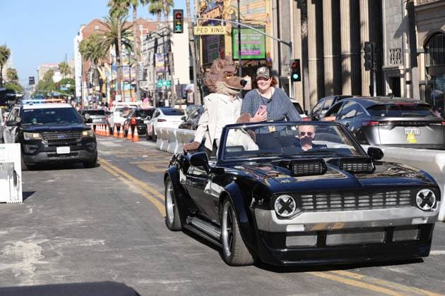 July 23, 2025, Los Angeles, California, USA: Wolf Character, Chevrolet Camaro at the Premiere of The Bad Guys 2 at the TCL Chinese Theatre IMAX Los Angeles USA - ZUMAg107 20250723_zep_g107_169 Copyright: xNinaxPrommerx