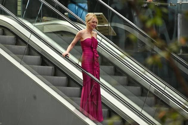 July 24, 2025, Mexico City, Ciudad de Mexico, Mexico: Actress Lindsay Lohan arriving the purple carpet for Freakier Friday movie at Cinepolis Toreo Parque Central. on July 24, 2025 in Mexico City, Mexico. Mexico City Mexico - ZUMAe321 20250724_zea_e321_050 Copyright: xCarlosxTischlerx