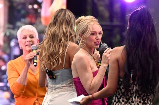 July 24, 2025, Mexico City, Ciudad de Mexico, Mexico: Actress Lindsay Lohan is interview during the purple carpet for Freakier Friday movie at Cinepolis Toreo Parque Central. on July 24, 2025 in Mexico City, Mexico. Mexico City Mexico - ZUMAe321 20250724_zea_e321_167 Copyright: xCarlosxTischlerx