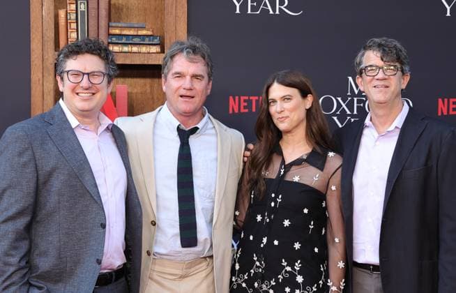 Netflix s My Oxford Year Premiere - LA Isaac Klausner, Marty Bowen, Laura Quicksilver, Wyck Godfrey At Netflix s My Oxford Year Los Angeles Premiere At Netflix Tudum Theater , In Los Angeles CA, USA on July 24, 2025. Photo by Fati S ABACAPRESS.COM Lso Angeles CA United States  Copyright: xFatixSadou ABACAPRESS.COMx