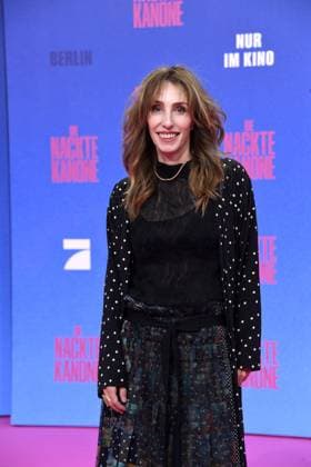 Erica Huggins at the German premiere of DIE NACKTE KANONE in Berlin on 24 07 2025