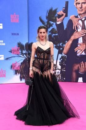 Karin Brettmeister at the German premiere of DIE NACKTE KANONE in Berlin on 24 07 2025