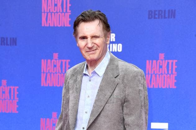 Liam Neeson at the German premiere of DIE NACKTE KANONE in Berlin on 24 07 2025