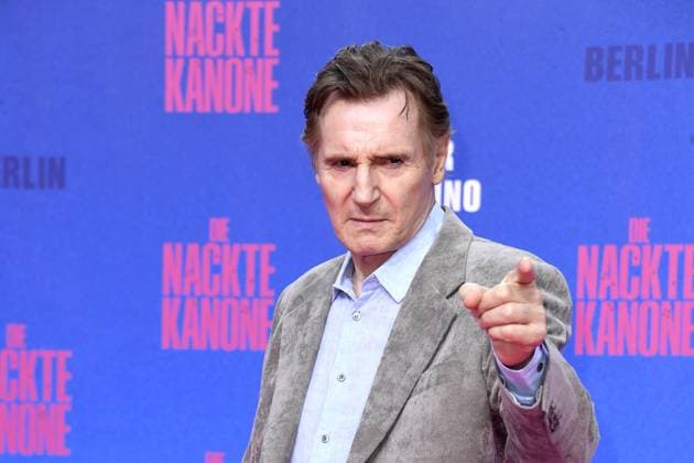 Liam Neeson at the German premiere of DIE NACKTE KANONE in Berlin on 24 07 2025