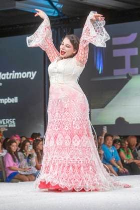 Model at the 11th annual Her Universe Fashion Show at San Diego Comic Con International 2025 at the Manchester Grand Hyatt San Diego, 24 07 2025 Foto:xC.xVanxWagonerx xFuturexImagex universe_5787
