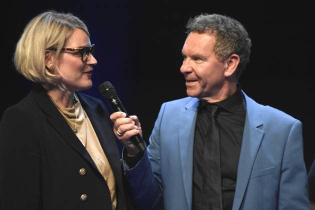 Eva Weber Lord Mayor of Augsburg Roman Roell Moderator Munich 26 07 2025 Auditorium of BMW Welt,Bavarias Minister of the Interior Joachim Herrmann awards the Bavarian Commitment Prize 2025 for extraordinary achievements by volunteers Munich