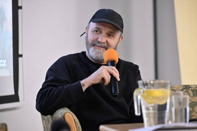 Lukas Moodysson, Swedish poet, novelist, film director and non-conformist, one of the most prominent personalities of the local culture in general, gives film lessons within the 51st Summer Film School in Uherske Hradiste, Czech Republic, July 27, 2025. (CTKxPhoto DaliborxGluck) CTKPhotoP2025072704001  CTKPhotoP2025072704001