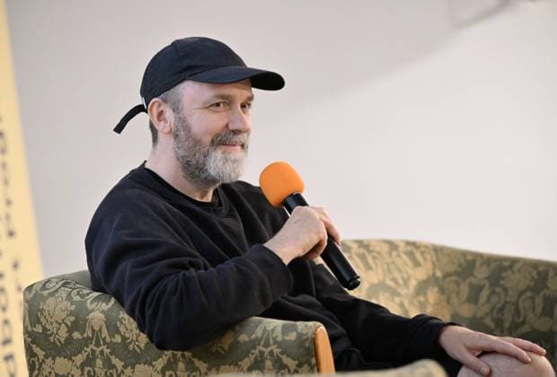 Lukas Moodysson, Swedish poet, novelist, film director and non-conformist, one of the most prominent personalities of the local culture in general, gives film lessons within the 51st Summer Film School in Uherske Hradiste, Czech Republic, July 27, 2025. (CTKxPhoto DaliborxGluck) CTKPhotoP2025072704003  CTKPhotoP2025072704003