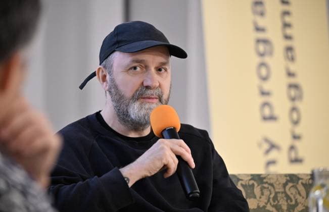 Lukas Moodysson, Swedish poet, novelist, film director and non-conformist, one of the most prominent personalities of the local culture in general, gives film lessons within the 51st Summer Film School in Uherske Hradiste, Czech Republic, July 27, 2025. (CTKxPhoto DaliborxGluck) CTKPhotoP2025072704008  CTKPhotoP2025072704008