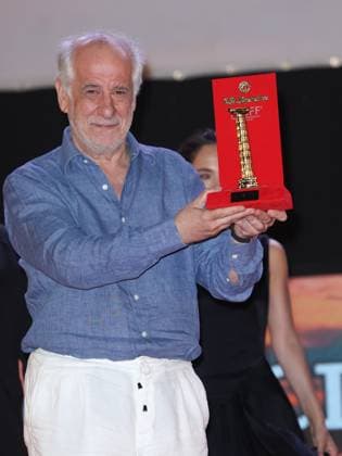 Soverato (CZ), Magna Graecia Film Festival, prime time. Pictured: Toni Servillo with the Golden Column  Copyright: xferrajuolox xipa-agency.netx xMarcoxProvvisionatox IPA_Agency_IPA61120833