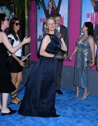 July 28, 2025, New York, Ny, United States: Pamela Anderson attends the US Premiere of The Naked Gun at SVA Theater in New York. July 28, 2025. New York United States - ZUMAp281 20250728_zea_p281_042 Copyright: xPhotoxImagexPressx