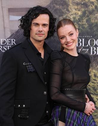 28 July 2025 . Los Angeles, California - Jamie Roy, Harriet Slater At Outlander: Blood of my Blood Premiere Event held at DGA Theater Complex in Los Angeles. Los Angeles USA - ZUMAa123 20250728_zaa_a123_008 Copyright: xFSx