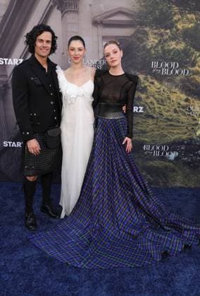 Outlander Blood of My Blood Premiere - LA Jamie Roy, Hermione Corfield, Harriet Slate At The Outlander: Blood of my Blood Premiere Event At DGA Theater Complex , In Los Angeles CA, USA on July 28, 2025. Photo by Fati S ABACAPRESS.COM Los Angeles CA United States  Copyright: xFatixSadou ABACAPRESS.COMx