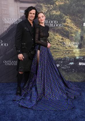 28 July 2025 . Los Angeles, California - Jamie Roy, Harriet Slater At Outlander: Blood of my Blood Premiere Event held at DGA Theater Complex in Los Angeles. Los Angeles USA - ZUMAa123 20250728_zaa_a123_004 Copyright: xFSx