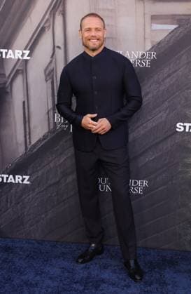 28 July 2025 . Los Angeles, California - Sam Heughan At Outlander: Blood of my Blood Premiere Event held at DGA Theater Complex in Los Angeles. Los Angeles USA - ZUMAa123 20250728_zaa_a123_135 Copyright: xFSx